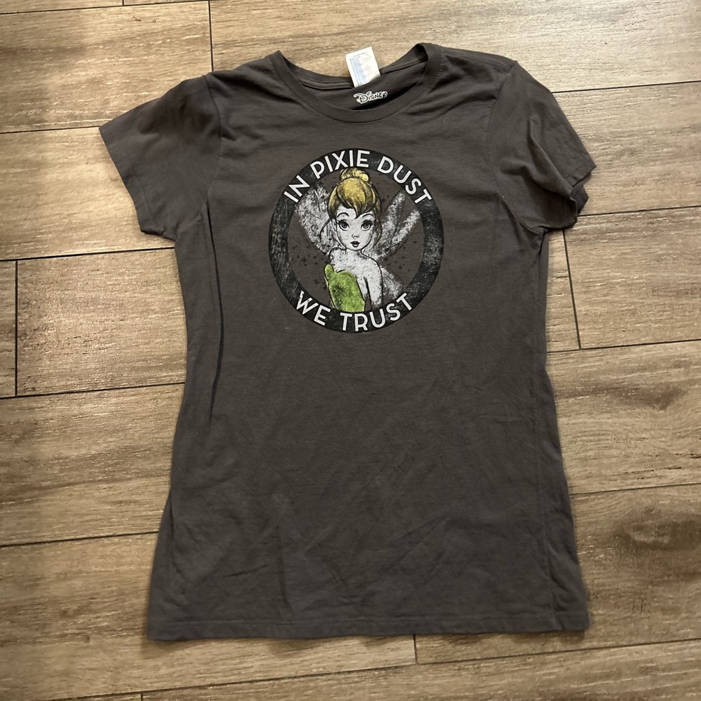 Size small Disney Tinker Bell “In Pixie Dust We Trust” Women’s T-shirt.